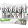 Lampa Strend Pro Candle, solárna, 1x LED, nerez, 6x28 cm, Sellbox 24 ks