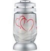 Kahanec Bolsius 3S 13 Srdcia, 22 cm, na hrob, s náplňou 36 h