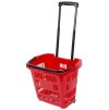 Košík Racks Shopper 460x355x420 mm, nákupný, teleskopická rúčka, s kolieskami