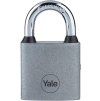 Zámok Yale Y111S/60/132/1, visiaci, železný, strieborný, 63 mm, 3 kľúče