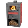 Kachle Nova Ceramic, 7,5 kW, 120 mm, červená