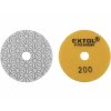 Kotúč diamantový leštiaci na suchý zips, Ø100mm, P200, EXTOL PREMIUM