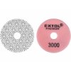 Kotúč diamantový leštiaci na suchý zips, Ø100mm, P3000, EXTOL PREMIUM