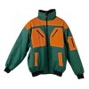 Celoročná pracovná bunda 4v1, zelená/oranžová, L