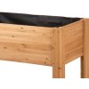 Záhon Strend Pro Garden, 84x40x98 cm, drevo, vyvýšený, s nohami