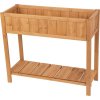 Záhon Strend Pro Garden, 89x33x76 cm, so spodnou policou, drevo, vyvýšený, s nohami