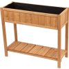 Záhon Strend Pro Garden, 89x33x76 cm, so spodnou policou, drevo, vyvýšený, s nohami