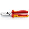 KNIPEX Kabelové nůžky s dvojitým břitem 200 SERVIS EXCLUSIVE