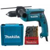 MAKITA HP1641K1X Příklepová vrtačka + 9 vrtáků  SERVIS EXCLUSIVE|Rozšíření záruky na 3 roky zdarma.