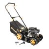 Riwall PRO RPM 4234 P multifunkční travní sekačka 2 v 1 s benzinovým motorem bez pojezdu