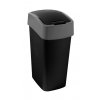 Kôš Curver® PACIFIC FLIP BIN 25L, čierno/šedý, na odpad