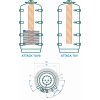 Akumulačná nádrž s ohrevom TUV ATTACK Akumulačná nádoba TUV500K