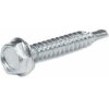 Šroub samořezný DIN7504K s lemem, 20ks, 4,8x38