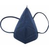 Respirátor skládací FFP2 tmavě-modrý, balený po 1ks