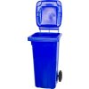 Nadoba MGB 120 lit, plast, modrá 5002, HDPE, na odpad
