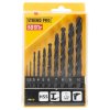 Sada vrtáků STREND PRO FD126, 10 dílná, 1-10 mm, HSS, PlastBox