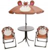 Set LEQ MELISENDA Mono, opica, slnečník 105 cm, stôl 50 cm, 2 stoličky. detský
