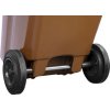 Nádoba MGB 120 lit, plast, hnědá 8014, HDPE