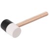 Kladivo Strend Pro HM232 680 g, gumové, BlackWhite, dřev. rukojeť