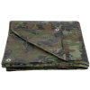 Plachta Tarpaulin Khaki 02,0x03,0 m, 80 g / m, oliva / kamufláž