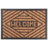 Rohožka MagicHome RBP 193, Welcome 3, 40x60 cm, guma / panama