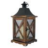 Lucerna Nicehome WL8834, 16x16x35 cm, LED, 3xAAA, dřevo