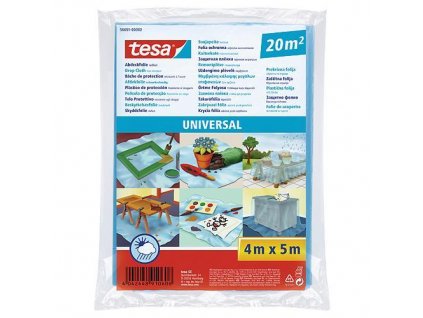 Folia tesa® Universal, zakrývacia LDPE, pevná 17mi, modrá, 5x4 m