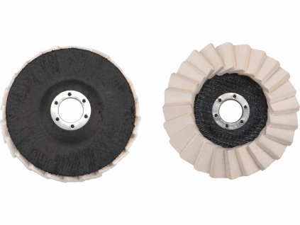 Kotúč leštiaci filcový, šikmé lamely, Ø125x12mm, EXTOL PREMIUM