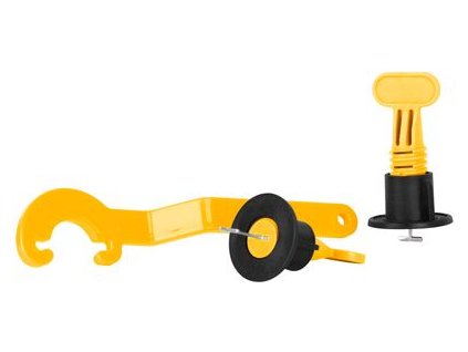 Sada nivelačná Strend Pro, 50x T-medzerník, 50x klobúčik