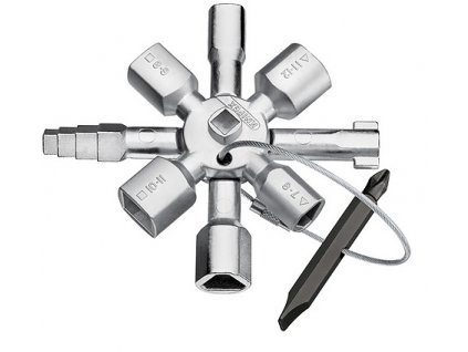 KNIPEX TwinKey® kľúč na rozvodné skrine 00 11 01
