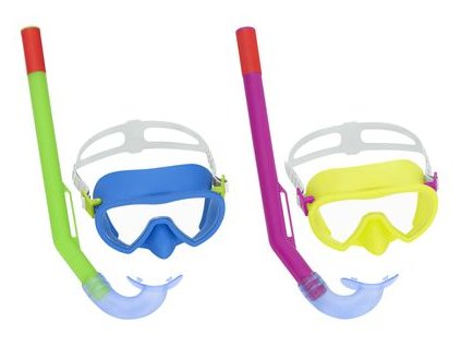 Okuliare Bestway® 24036, Crusader Essential Snorkel Mask, mix farieb, plavecké