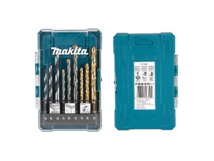 MAKITA D-71962 9-dielna sada vrtákov s valcovitou stopkou