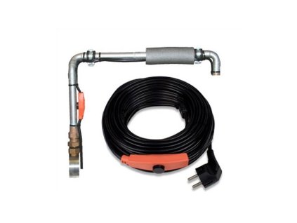 DEMA Vykurovací kábel na ochranu proti mrazom s termostatom 12 m