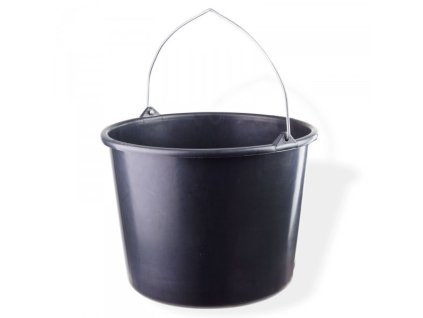 DEMA  Stavebné vedro na maltu 12 litrov, čierne