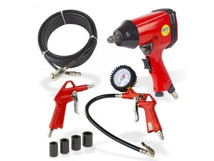 Rázový uťahovák 1/2" s pneumatickým náradím DEMA SET8
