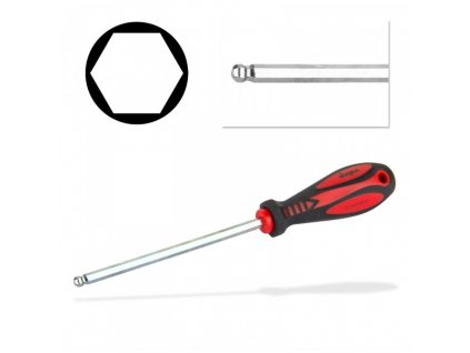 Skrutkovač imbus s guľovou hlavou 6x125 DEMA