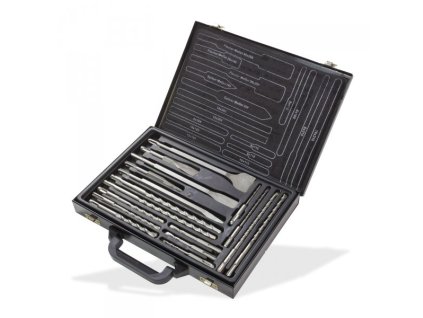 DEMA Vrtáky a sekáče SDS-plus 40-210 mm, 17-dielna sada