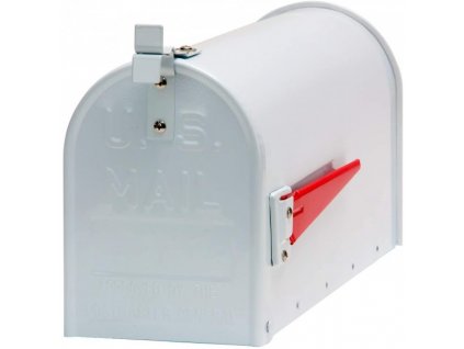 DEMA Hliníková americká poštová schránka, biela