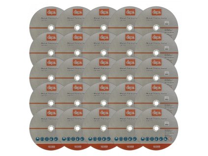 DEMA Rezný kotúč na kov 230x1,9x22,2 mm, 25 ks
