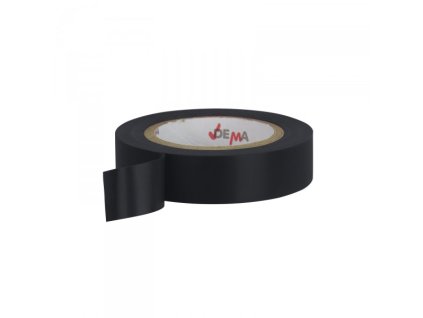 DEMA Elektrikárska izolačná páska 15mm / 10 m, čierna, 5 ks