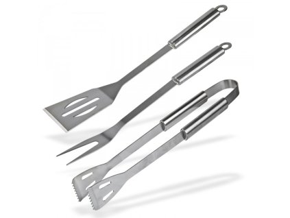 DEMA Nerezové náradie na grilovanie, 3-dielna sada