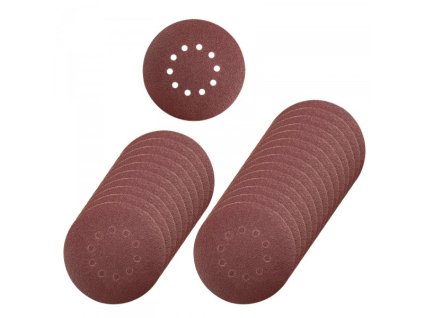 DEMA Brúsny papier pre excentrickú brúsku 225 mm P120, 25 ks