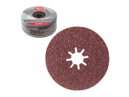 DEMA Fíbrový brúsny kotúč 125 mm K36, 25 ks