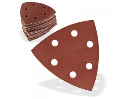 DEMA Brúsny papier pre delta brúsku 93x93x93 mm P150, 50 ks