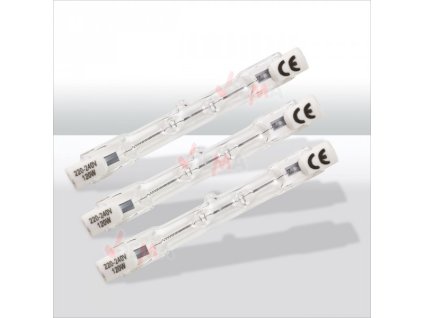 DEMA Žiarovky pre halogénový reflektor 120 W, 3 ks