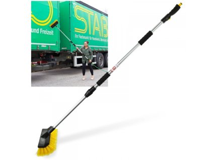 DEMA Teleskopická prietoková kefa na umývanie vozidiel 130–200 cm DTW180
