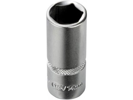 DEMA Nástrčkový kľúč / orech dlhý 14 mm 1/4"