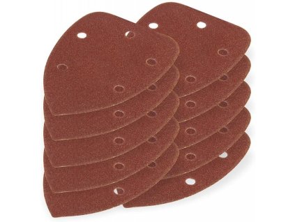 DEMA Brúsny papier pre delta brúsku 95x138 mm K80, 10 ks