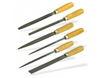 DEMA Zámočnícke pilníky kľúčové, 6-dielna sada