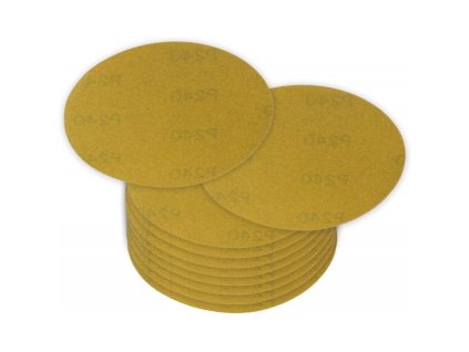 DEMA Brúsny papier pre excentrickú brúsku 115 mm P240, 10 ks